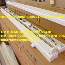 Kap Lampu TL 36 Watt Lampu Neon Kap Balok TL T8 120cm Ballast BTA